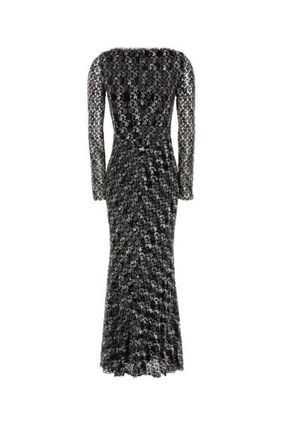 Missoni Langes Kleid Aus Strukturierter Spitze In Black