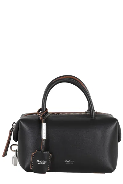 Max Mara Small Top Case Detachable Strap In Black