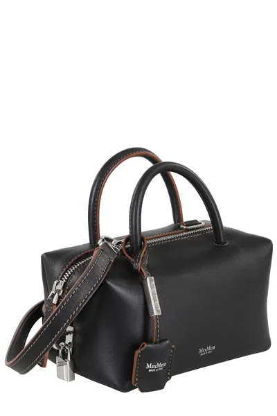 Max Mara Small Top Case Detachable Strap In Black