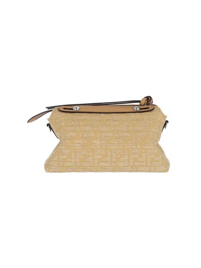 Fendi Medium Handbag "by The Way Soft" In Sand