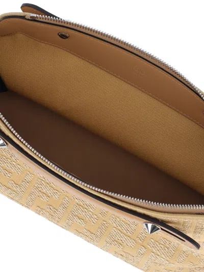 Fendi Medium Handbag "by The Way Soft" In Sand