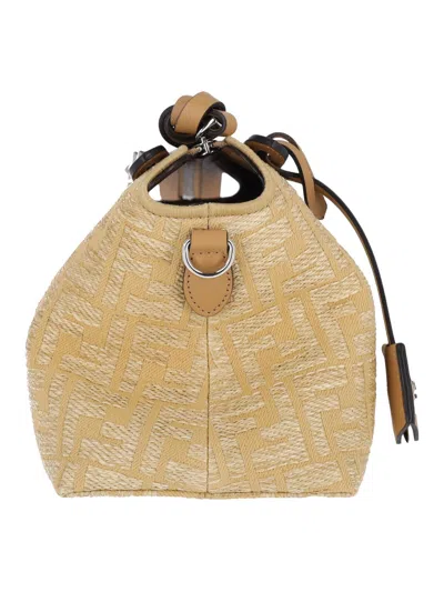 Fendi Medium Handbag "by The Way Soft" In Sand