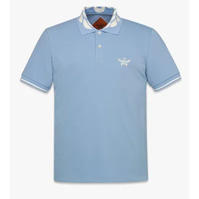 Mcm Laurel Piqué Polo In Blue