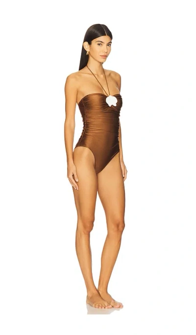 Shani Shemer Angora One Piece In Brown