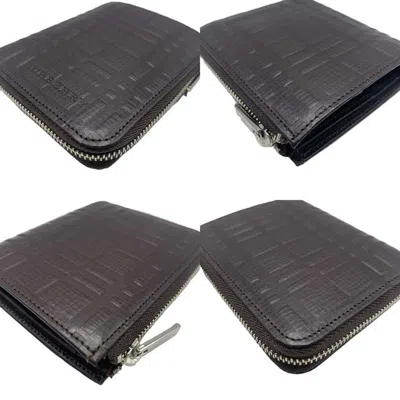 Pre-owned Burberry Brown Leather Wallet (bi-fold) ()