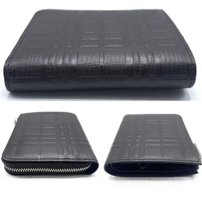 Pre-owned Burberry Brown Leather Wallet (bi-fold) ()