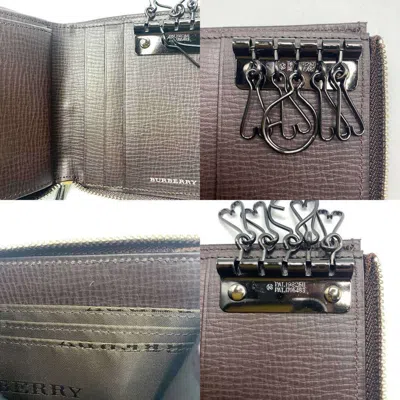 Pre-owned Burberry Brown Leather Wallet (bi-fold) ()