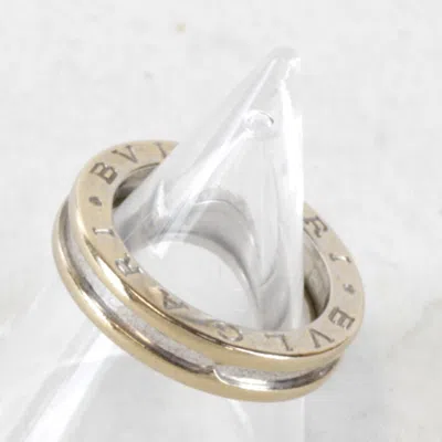 Pre-owned Bvlgari B.zero1 Silver White Gold (18k) Band Ring ()