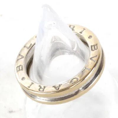 Pre-owned Bvlgari B.zero1 Silver White Gold (18k) Band Ring ()