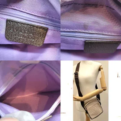 Pre-owned Bvlgari Beige Pink Beige Canvas Pochette Shoulder Bag ()
