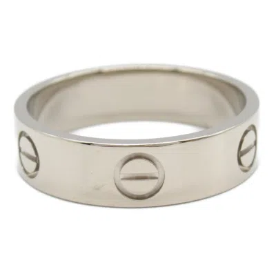 Pre-owned Cartier White Gold White Gold (18k) Band Ring ()