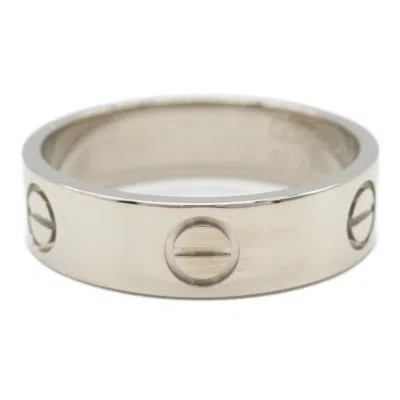 Pre-owned Cartier White Gold White Gold (18k) Band Ring ()