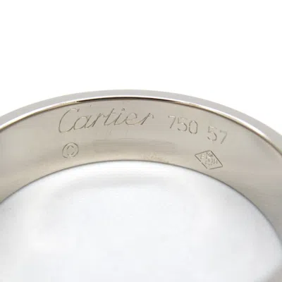 Pre-owned Cartier White Gold White Gold (18k) Band Ring ()