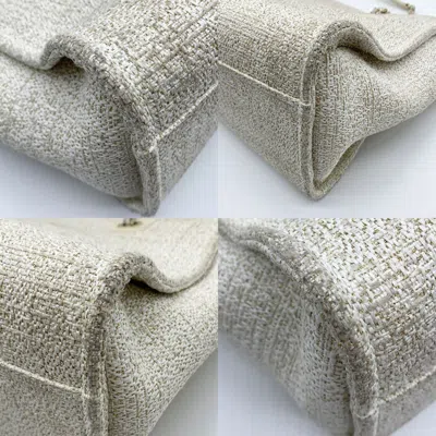 Pre-owned Chanel Beige Tweed Tote Bag ()