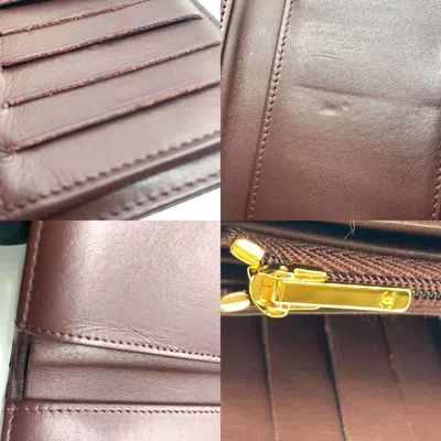 Pre-owned Chanel Black Grained Calfskin Wallet (tri-fold) ()