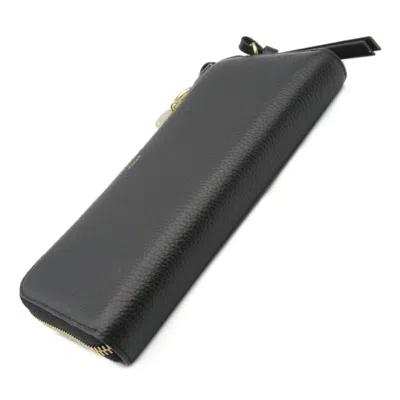 Pre-owned Chloé Black Leather Long Wallet (bi-fold) ()