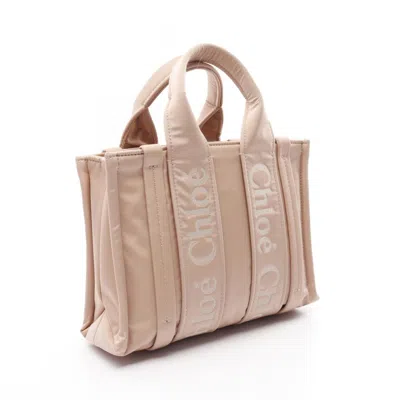 Pre-owned Chloé Pink Nylon Tote Bag ()