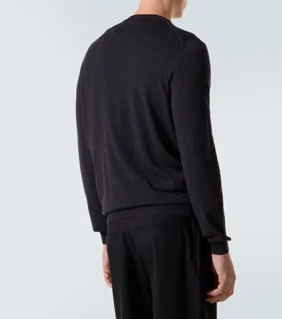 Slowear Wool-blend Sweater In Black