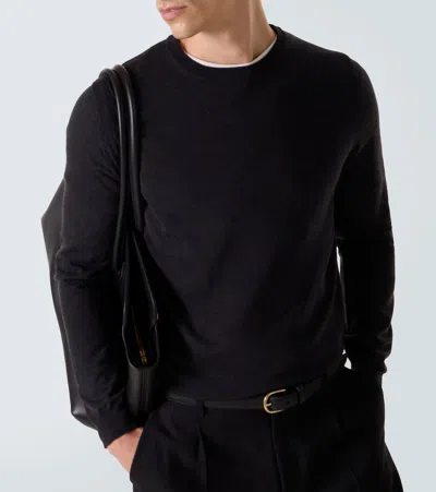 Slowear Wool-blend Sweater In Black