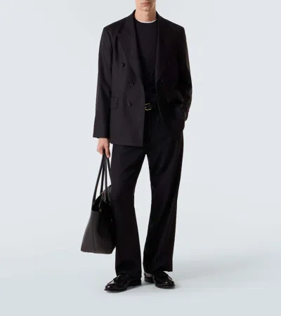 Slowear Wool-blend Sweater In Black