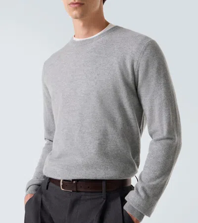 Rubinacci Cashmere Sweater In Gray