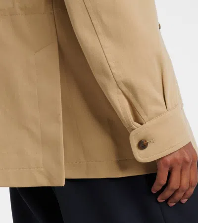 Blazé Milano Lokai Cotton Canvas Jacket In Brown