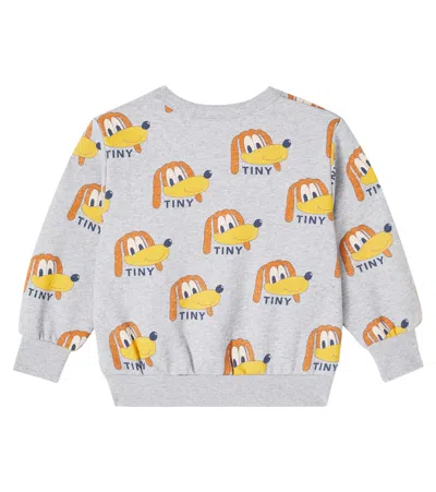 Tinycottons Dogs Printed Cotton Jersey Sweatshirt In Multi
