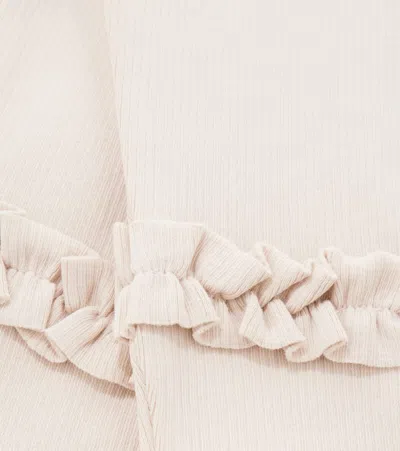 Donsje Baby Marit Cotton-blend Leggings In Neutral