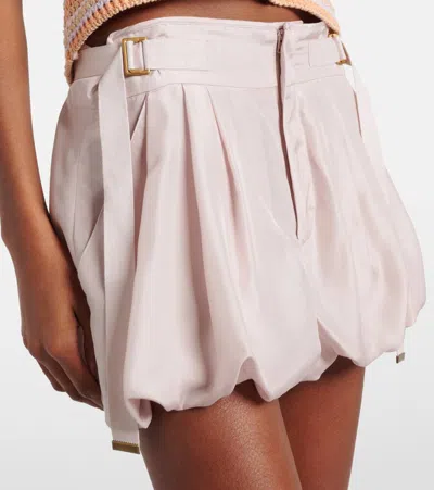 Chloé Cotton Gabardine Shorts In White