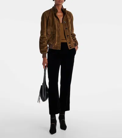 95绒面革及踝靴