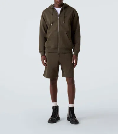 STAMP棉质抓绒帽衫