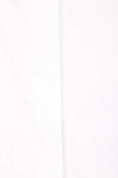 Quira Classic-collar Poplin Shirt In White