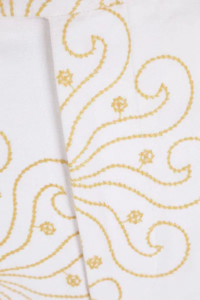 Bode White Soleil Trousers In White