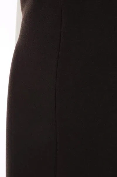 Saint Laurent Hooded Maxi Dress In Black