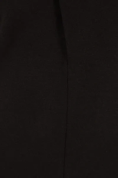 Saint Laurent Hooded Maxi Dress In Black