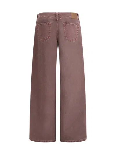 Magda Butrym Women Low Waist Wide Leg Jeans In Multi