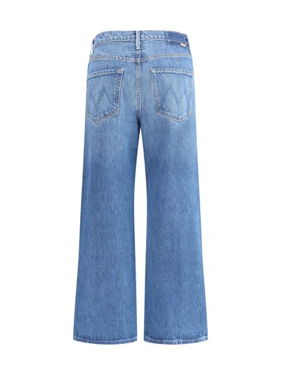 Mother Dodger Cropped Jeans In Blue