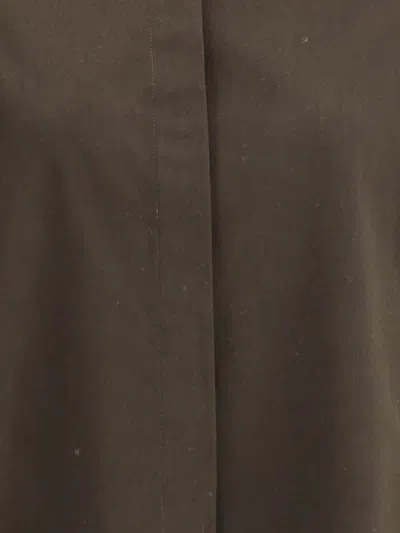 Ella Oversized Shirt In Brown