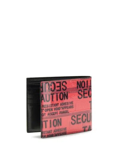 Balenciaga Tape Type Square Folded Wallet In Pink