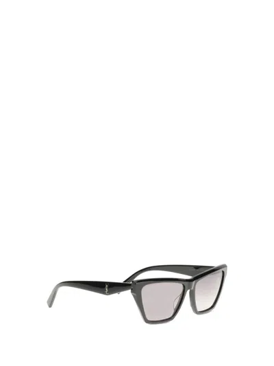 Saint Laurent Cat-eye Sunglasses In Black