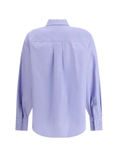 Brunello Cucinelli Long-sleeve Button-up Shirt In Blue