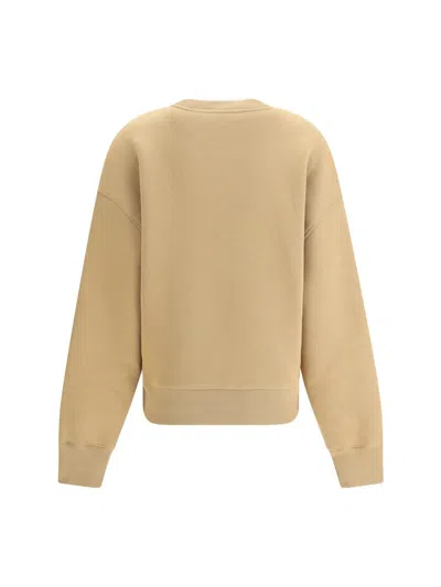 Ami Alexandre Mattiussi Ami Paris Women Ami De Coeur Embosse Sweatshirt In Neutral