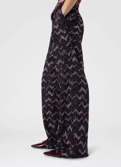 Missoni Jacquard Straight-leg Trousers In Multi
