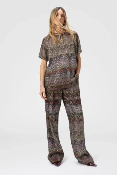 Missoni Caperdoni Short Sleeve T-shirt With Sequin In Multi