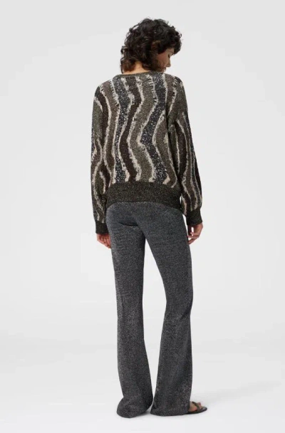 Missoni Wave Pattern Cardigan Sweaters And Cardigans Multicolor In Brown