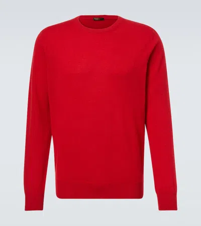 Rubinacci Cashmere Sweater In Red