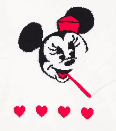 Monnalisa Minnie Sweater In White