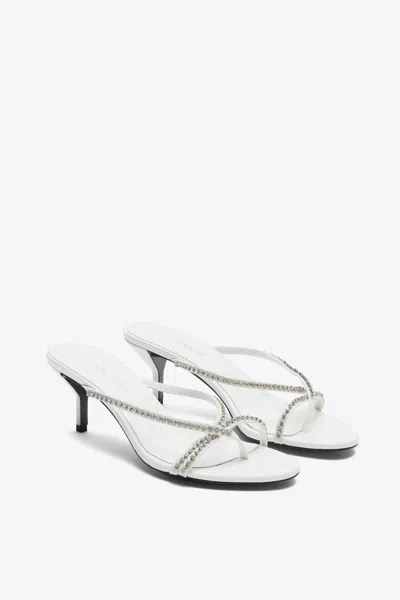 3.1 Phillip Lim Kiddie - 55mm Strappy Sandal With Embellishment In White