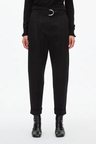 3.1 Phillip Lim Pleat Carrot Pant In Black