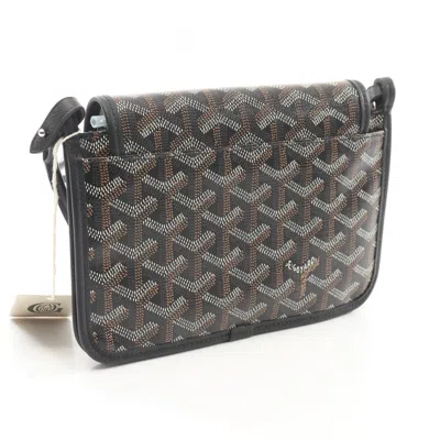 Pre-owned Goyard Black Multi-color Coated Canvas Leather Shoulder Bag ()